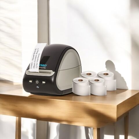 Dymo Etiket Makinesi Label Writer 550 Promosyonlu  (4 Rulo Etiket Hediye)