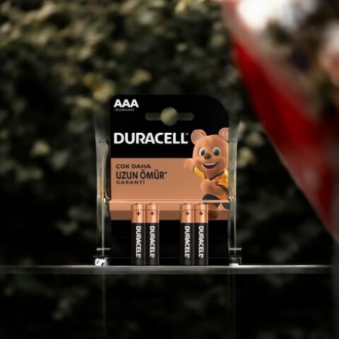 Duracell AAA İnce Kalem Pil 4’lü