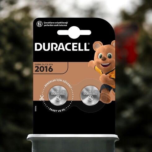 Duracell Pil Düğme 3V 2’li 2016