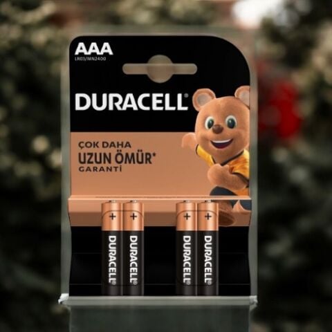 Duracell AA İnce Kalem Pil 4’lü